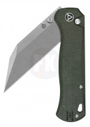 QSP Knife Swordfish, stonewashed blade, green micarta handle, QS149-B1​
